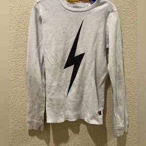 Used and stained kids size 10 Aviator Nation long sleeve